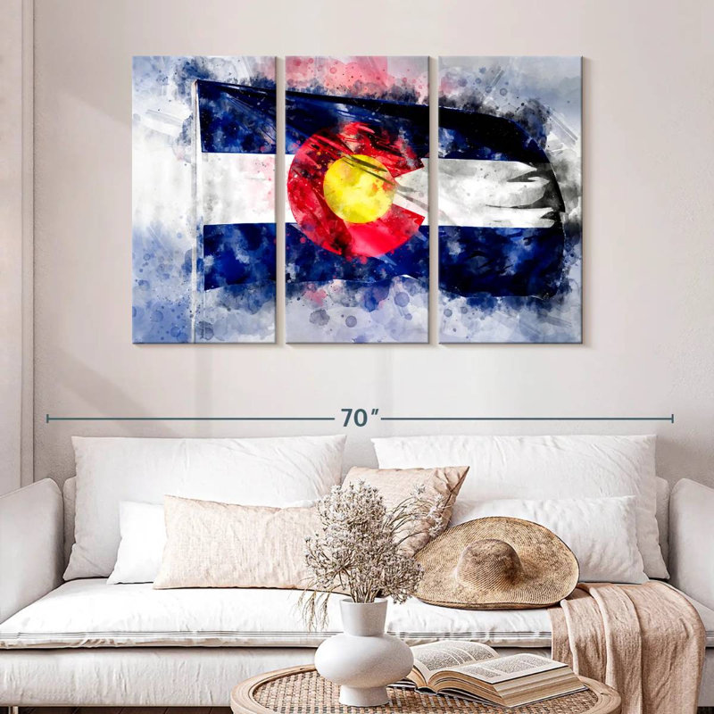 Colorado Flag, 32" H x 50" W