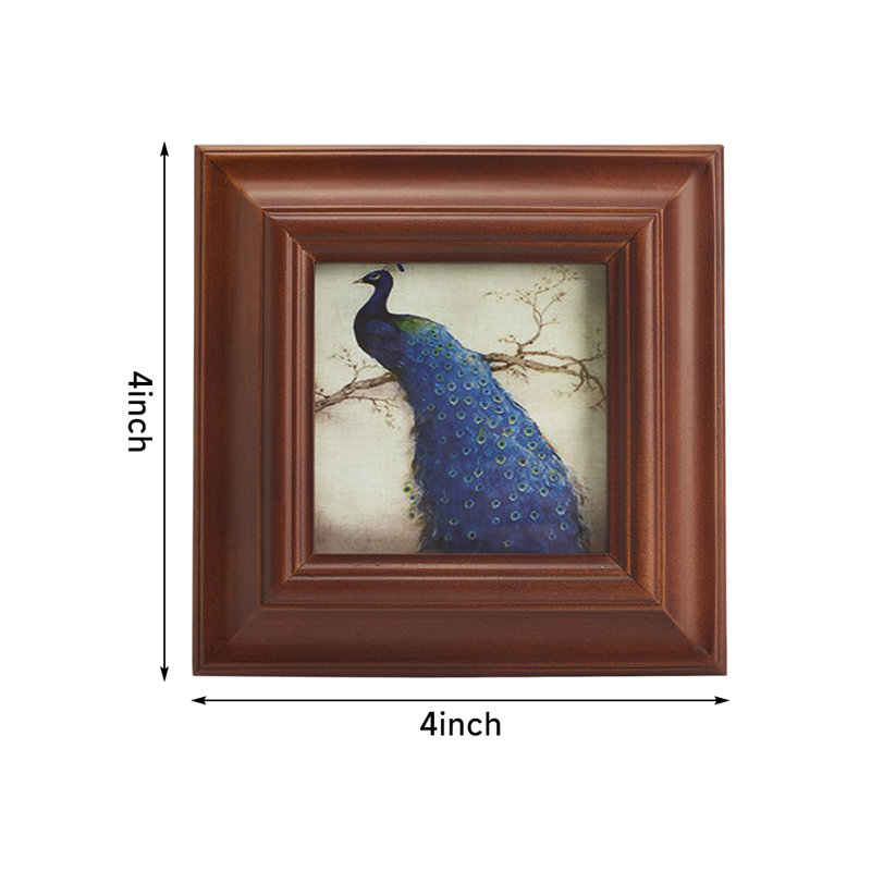 Brown Solid Wood Storage Picture Frame