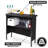 GoBar Portable Bar Table for Events - Pop Up Mobile Bartending Station with Travel Carrying Case - 1 Skirt