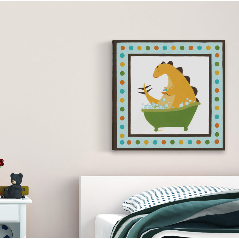 «Parik Rub-a-Dub Dino IV», reproduction sur toile tendue, H 48 po x l 48 po x P 1,5 po