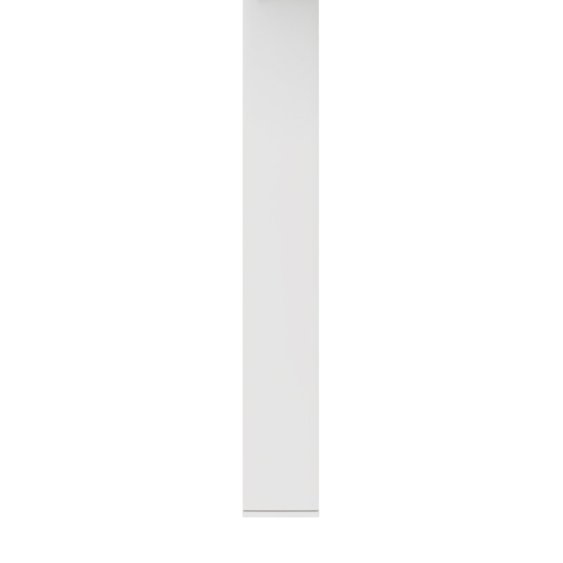 Lit plateforme Manzi, Blanc, Double