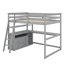 Lit mezzanine double avec bureau et tablettes-2007363023