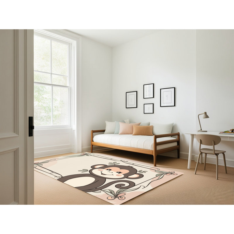 Tapis pour enfants East Urban Home, Rectangulaire 7 pi x 10 pi