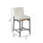Matao White Fabric Counter Height Chair-93506486