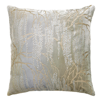 Metallic Square Velvet Pillow Cover & Insert