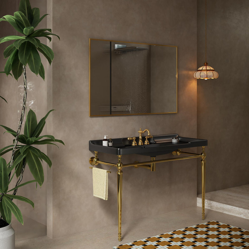 Meuble-lavabo moderne 48 po, Gold