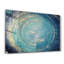 Élégante peinture murale en verre trempé de 13,8 po x 21,7 po | 100% verre trempé, épaisseur: 0,16 pouce | Imprimé UV pour des couleurs éclatantes | Parfait pour la décoration intérieure, le salon et les espaces de bureau