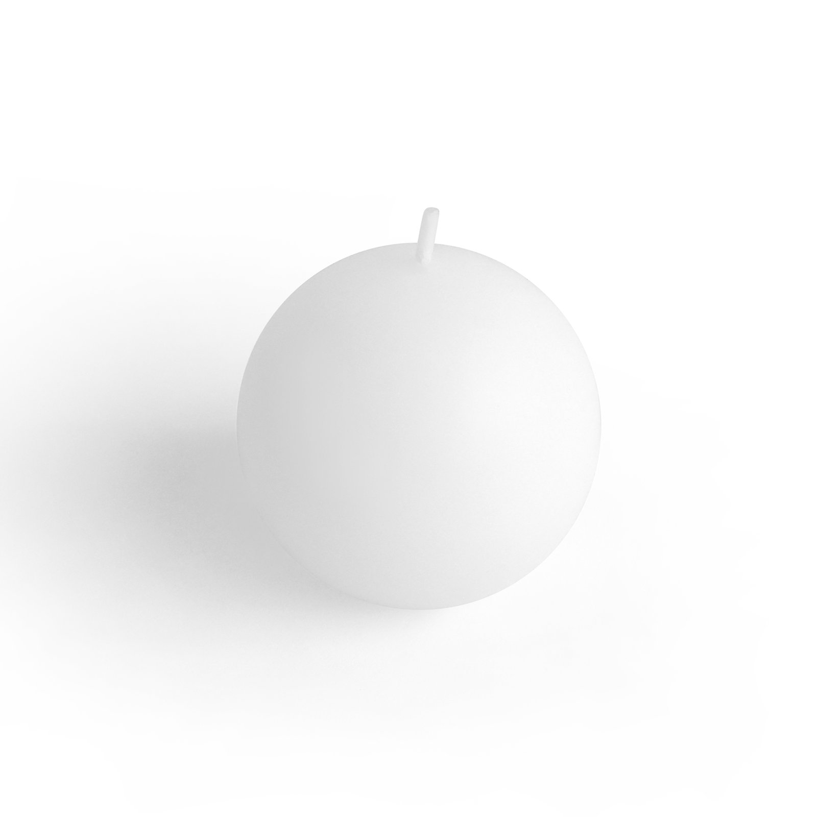 White, 3" Diameter, Set of 36