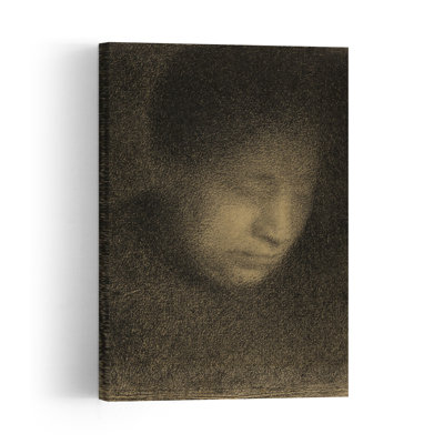 Madame Seurat, la mère de l'artiste, vers 1882-1883, estampe d'art mural abstraite contemporaine.
