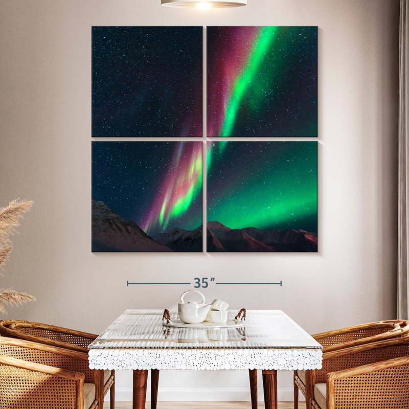 Alvord Atigun Pass Northern Lights, H 50 po x l 50 po
