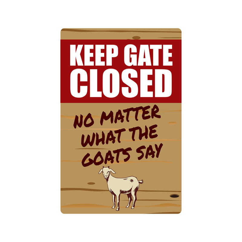Adhésif décoratif « Keep Gate »