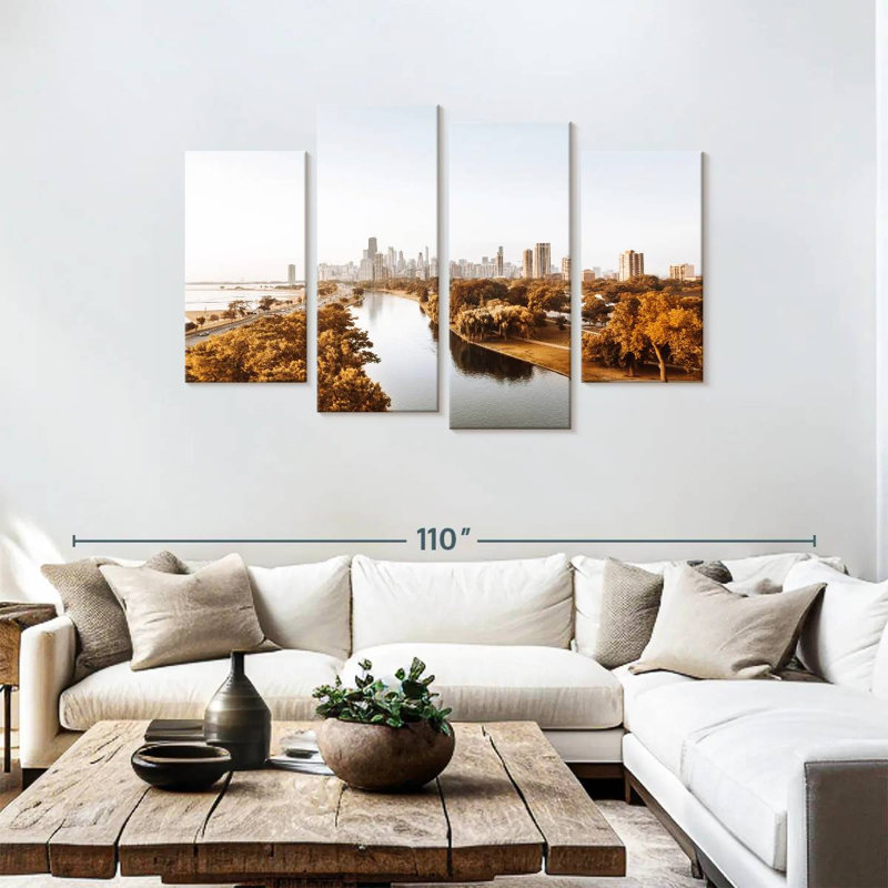 Nicci Chicago Autumn, H 48 po x l 75 po