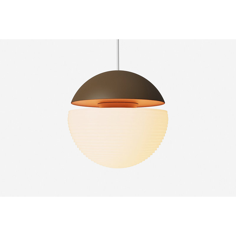Cora Pendant Light, Persimmon, Black