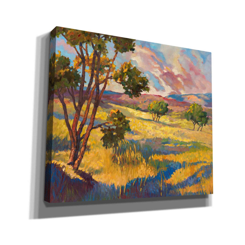«Wide horizon 2» par Graham Reynolds, art mural sur toile, H 26 po x l 30 po x P 1,5 po