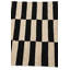 Tapis noir et blanc Osbourne