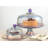 Mosaic Garland Glass Cake Stand-12644464