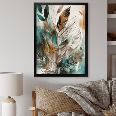 «Lukesha Green and Brown Visions In Boho I», reproduction sur toile