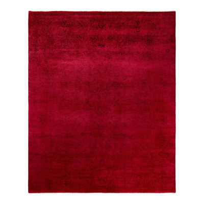 Tapis unique rouge / rose 8 pi 3 po x 10 pi 1 po Zafran