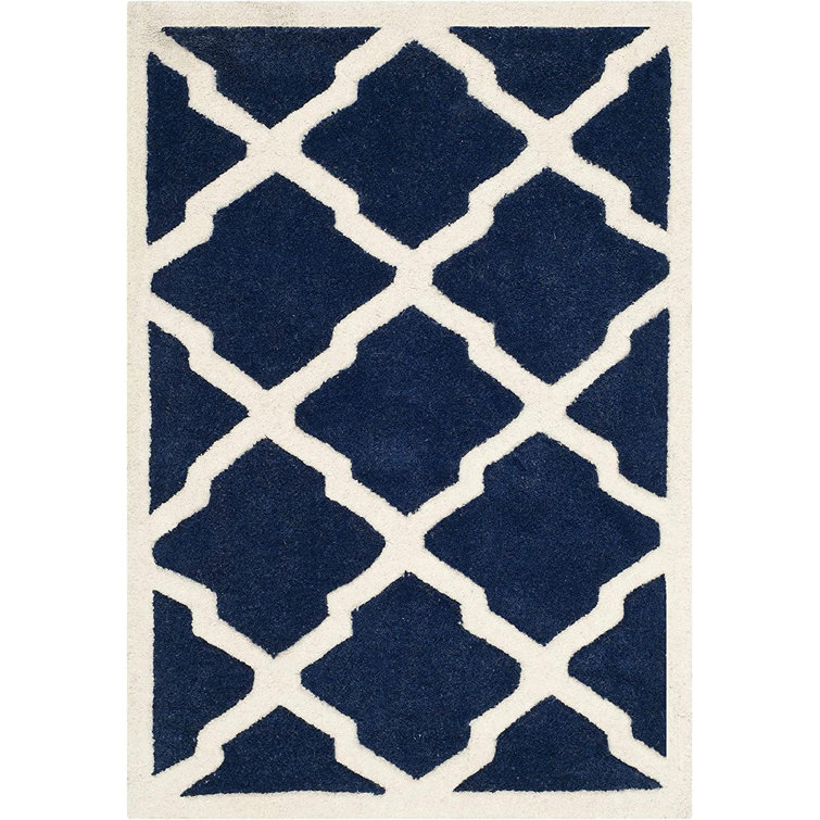 Carolene Hand Tufted Wool Geometric Rug