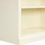 83 tablettes de rangement de 83 po de hauteur avec DEL à trois couleurs, tablettes réglables, beige et jaune, convenant à un ensemble de vidage de bibliothèque de décor de salon, trou de câble, 85,3 po de hauteur, différentes pièces jaunes