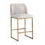 Nevin Upholstered Stool with Metal Frame-235302543-235302537