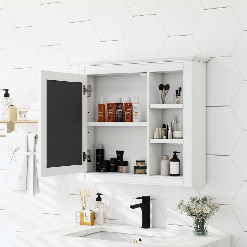 Armoire de salle de bain murale Topsham, Blanc