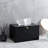 Black Rectangular Acrylic Tissue Box Cover Holder