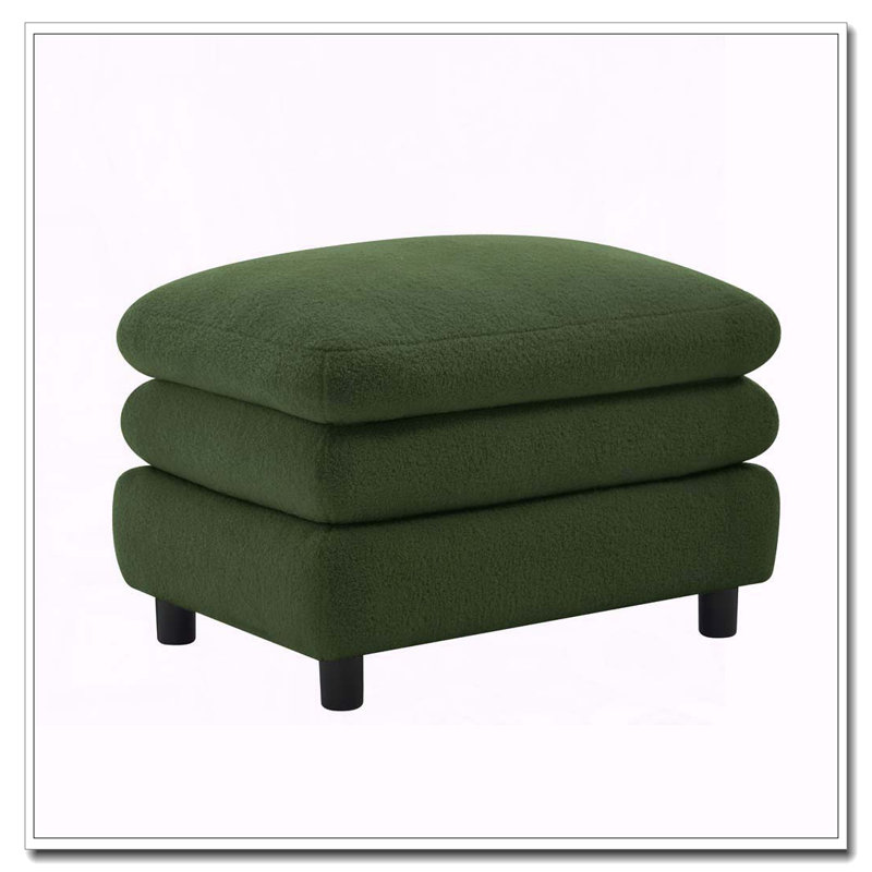 Curved Ottoman, Green