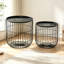 Steel Top Nesting Coffee Table