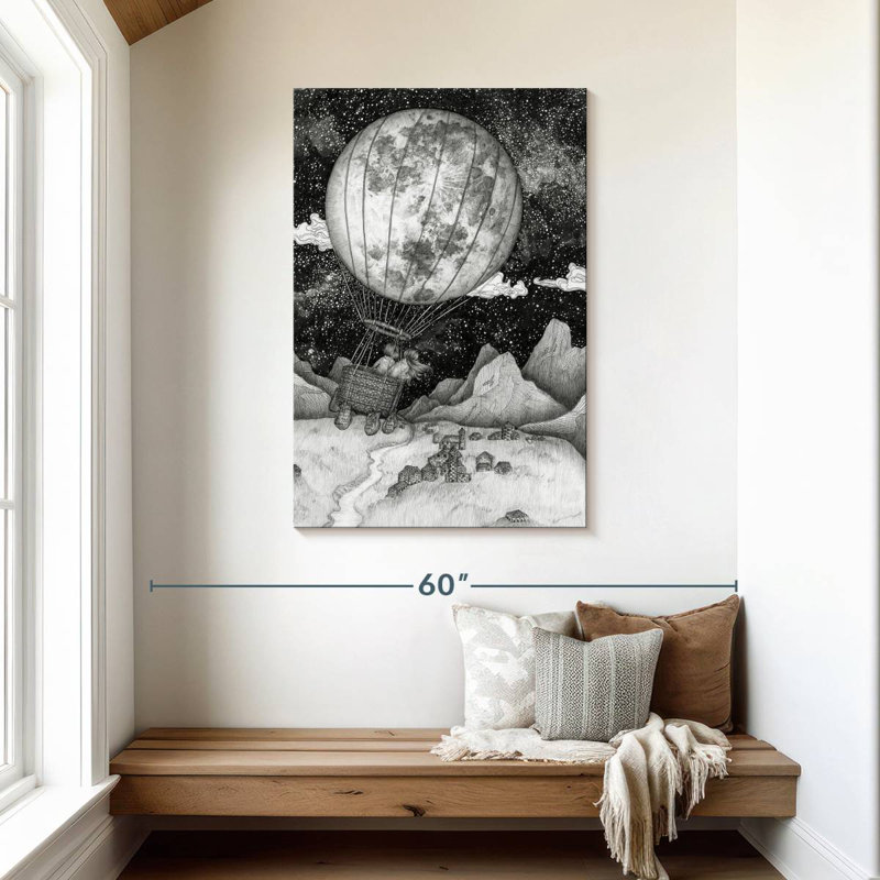 Mehar Moon Balloon, 45" H x 30" W