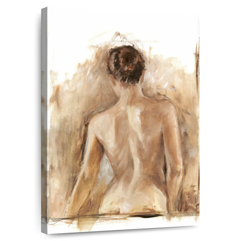 Leisha Figure Painting Study I, 36" H x 24" W