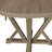 Pcs Table Set Round Dining Table   Farmhouse Rustic Look Distressed Look