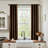 Grommet Room Darkening Linen Textured Curtain-607110986-607110984