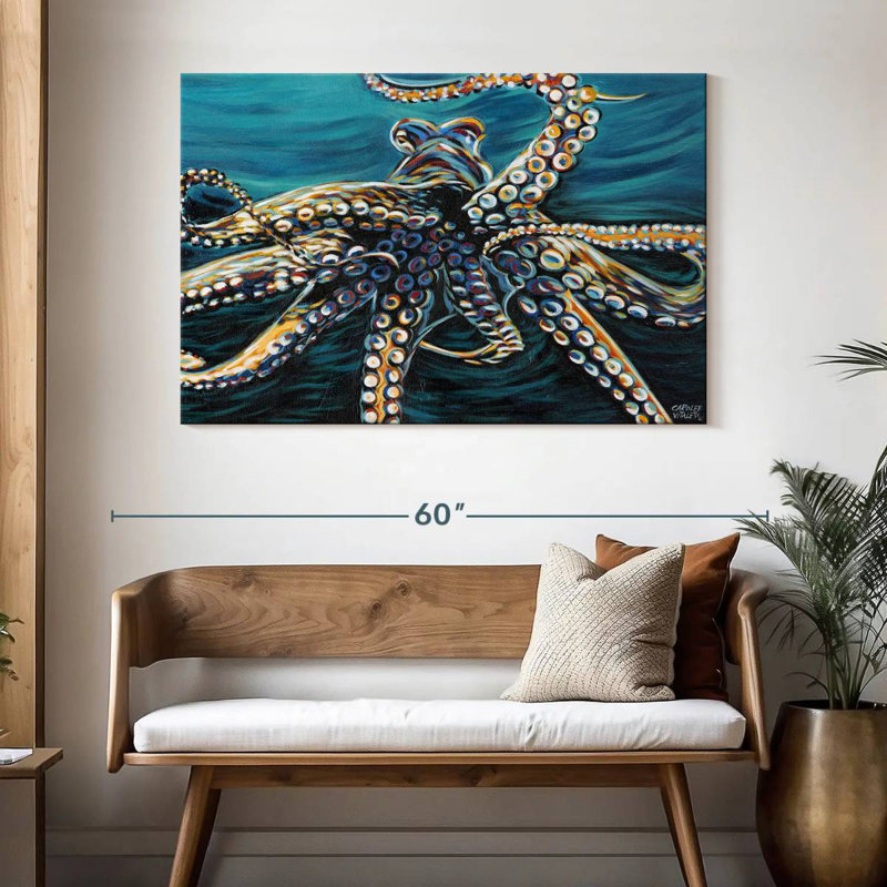 Wild Octopus II, 32" H x 48" W