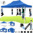 180" W x 118" D Pop Up Canopy Tent Heavy Duty with 4 Sidewalls, Waterproof Party Tent, Easy Set-up Commercial Instant Tents-103979207