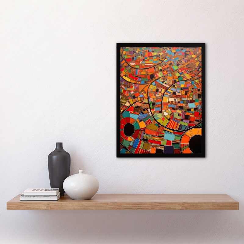 Azlan Aerial African - Single Picture Frame Print