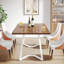 Unfinished Metal Base Dining Table-122117378-122117377