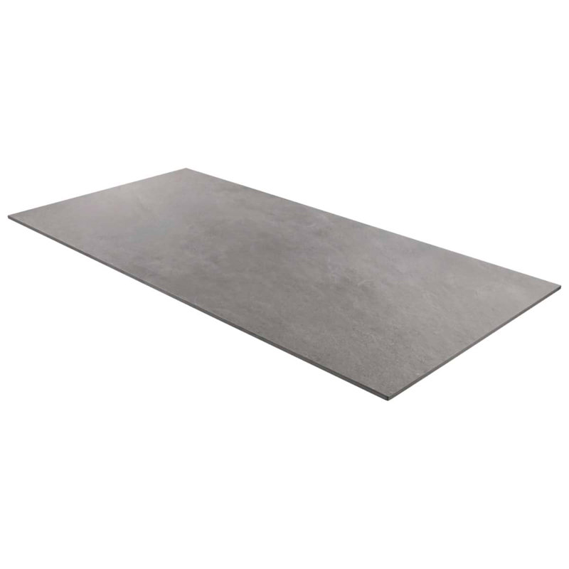 Era 24x48 Matte Textured Limestone Look Porcelain Tile, Silver Gray