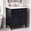 Meuble-lavabo sur pied de 76 cm (30 po) avec lavabo simple et comptoir en céramique-67317818