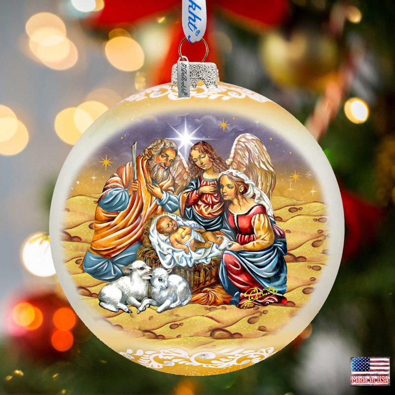 5.5'' Glass Ball Ornament