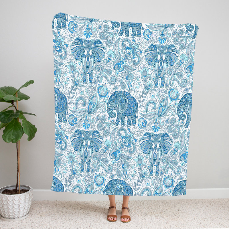 Throw Blanket, 80" L x 68" W