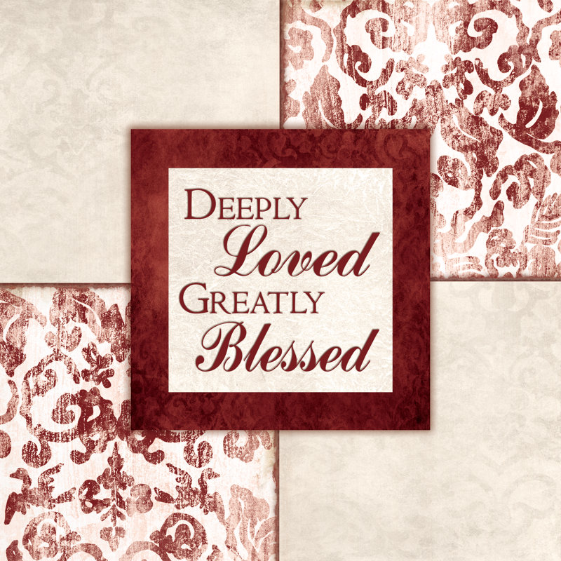 Deeply Greatly 2 - Wrapped Canvas Print, 30cm H x 30cm W x 3.8cm D