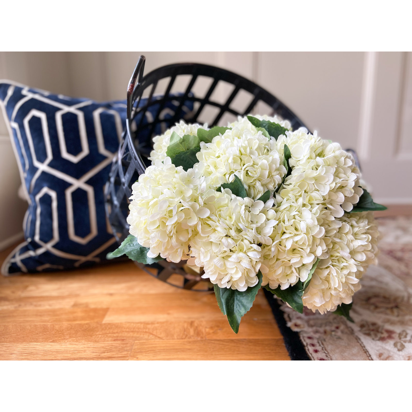 Hydrangea Floral Stems, White