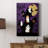 Ghost Haunted House -Custom Wrapped Gallery Cavas