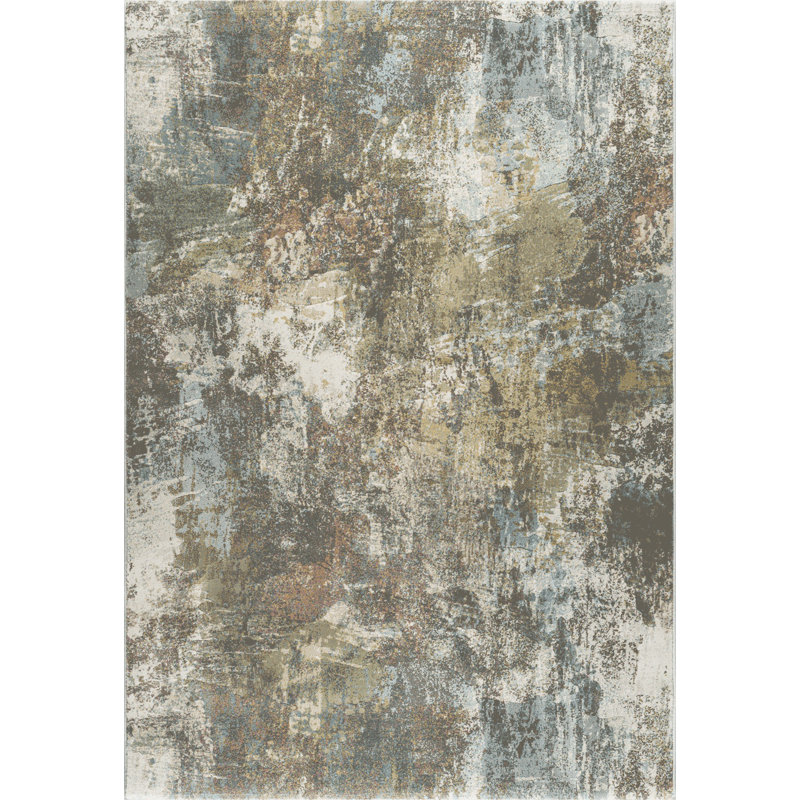 Abstract Area Rug, Rectangle 200 x 290 cm