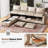 Caynemore 4-Piece 91.5'' Reversible Modern L-Shape Sectional Sofa With Storage Seat- Faux Leather-Light Gray-1194209221