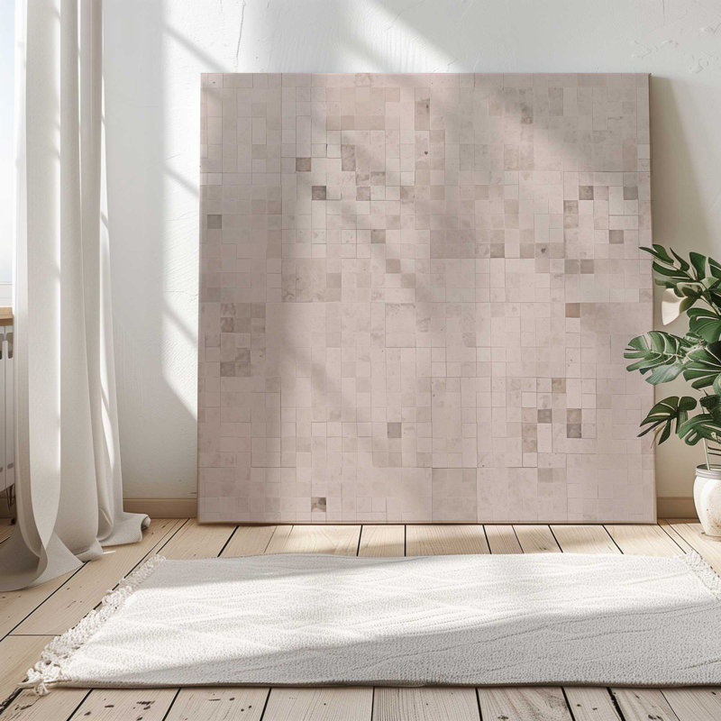 «Mosaic Matrix», reproduction sur toile, H 12 po x l 12 po x P 1,25 po, Toile tendue