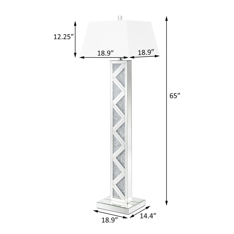 Lampe sur pied 65 po Empire