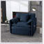 Fauteuil modulaire moderne avec assise profonde et revêtement en chenille pour un confort de salon flexible-868938498