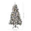 Arbre de Noël 66 po avec 200 lumières DEL